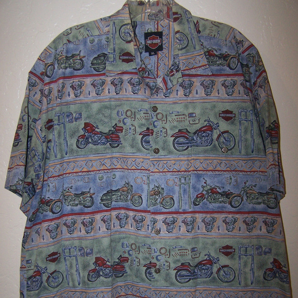 HARLEY-DAVIDSON "TORI RICHARD" CASUAL SHIRT S2892 - Picture 1 of 8